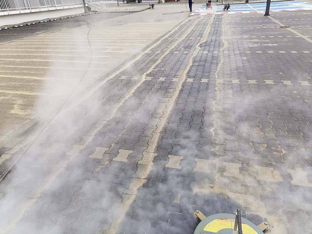 mycie kostki brukowej